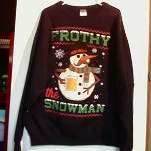 JerZees Ugly Christmas SweatShirt XL